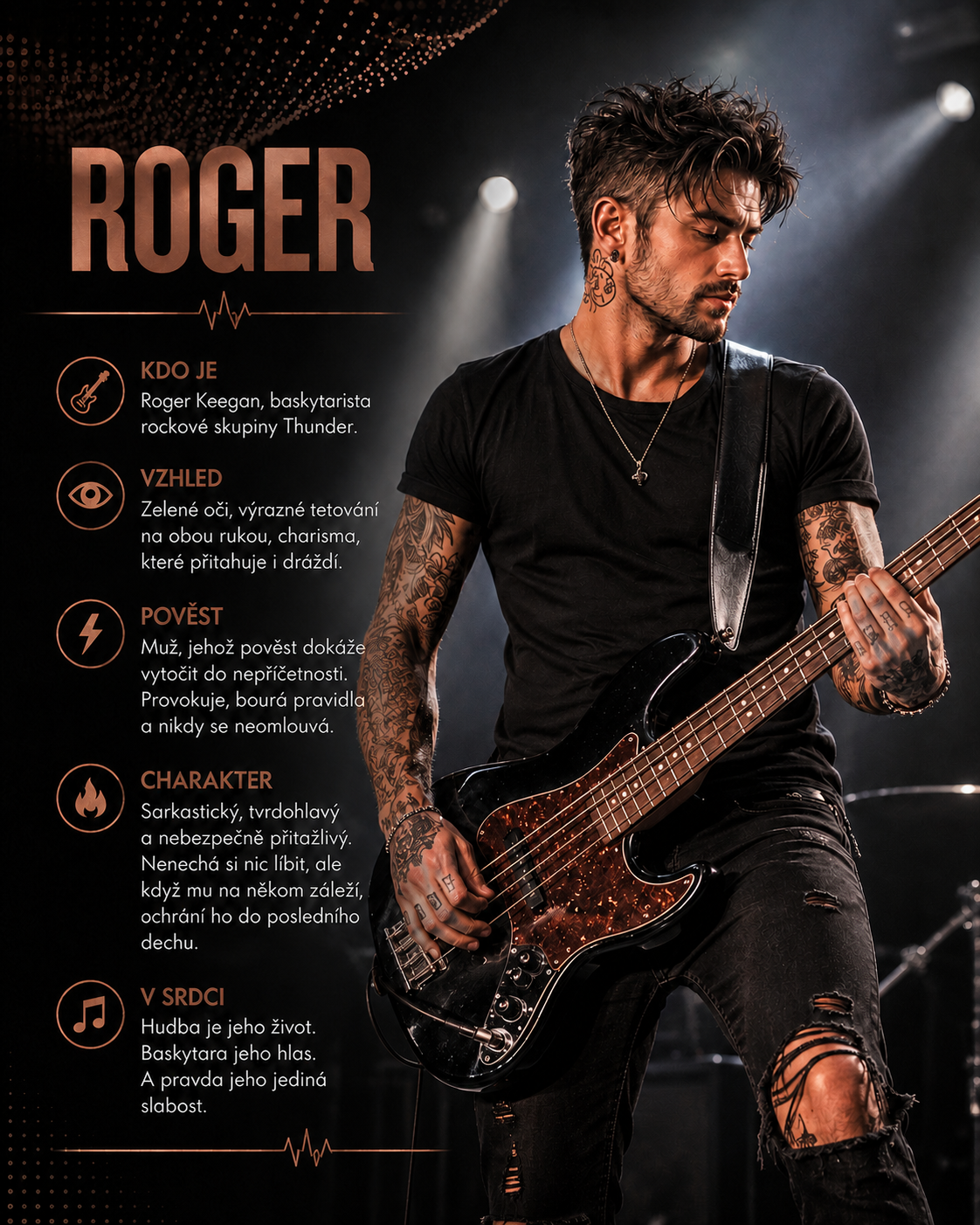 Roger - medailonek